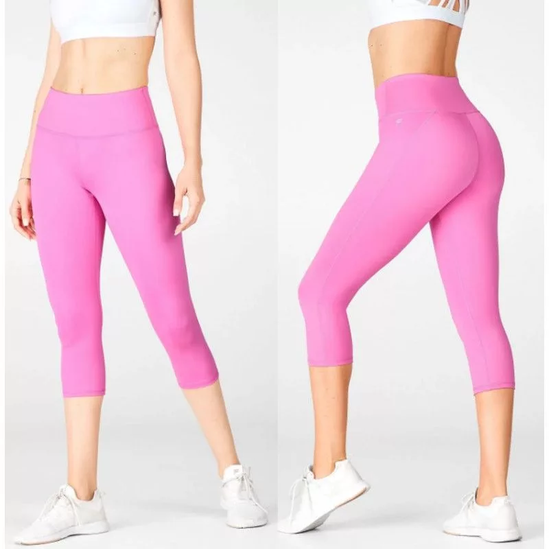 Fabletics Leggings NWT Fabletics High Rise Ultracool Crop Leggings Pink S / 6
