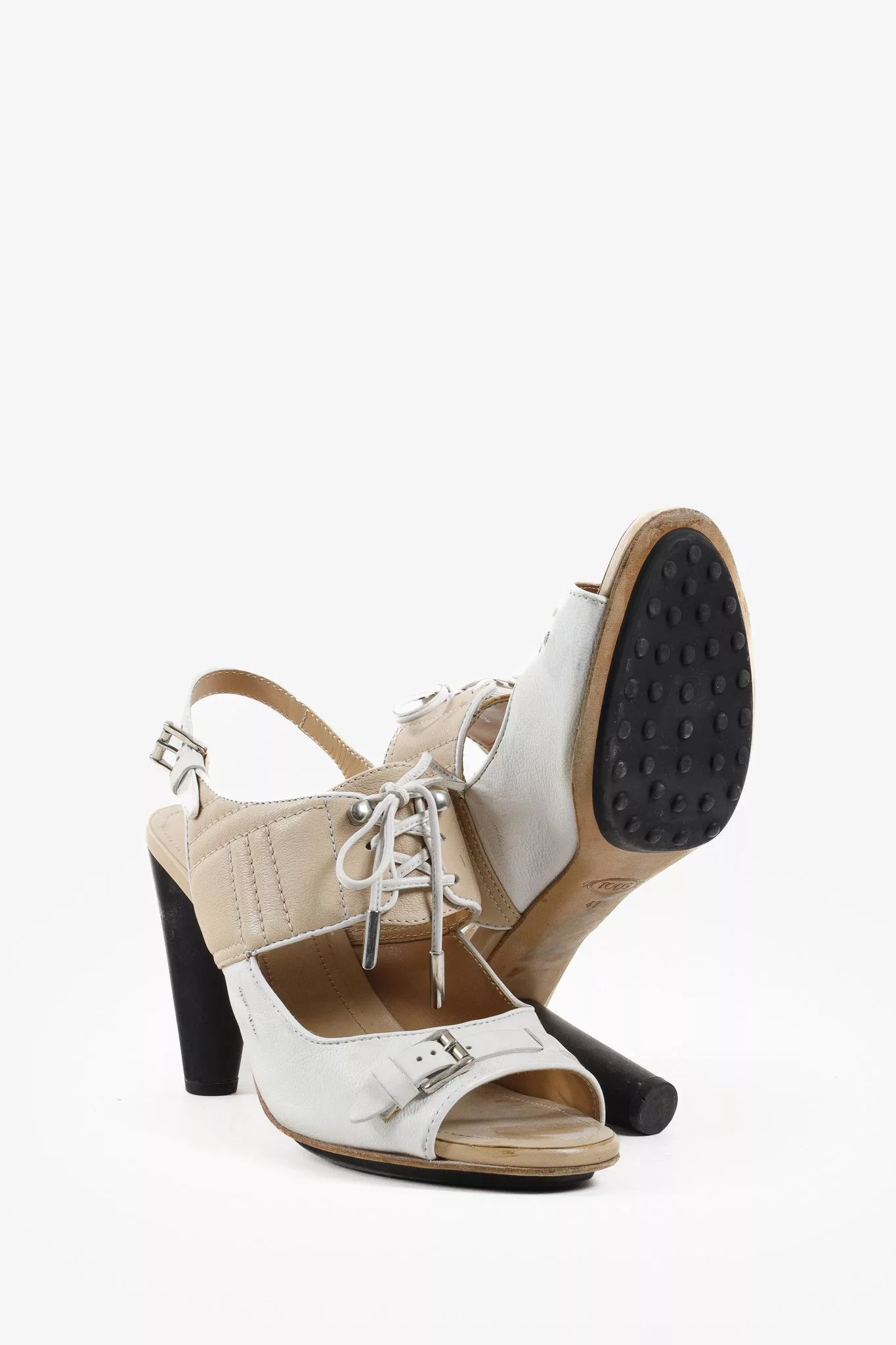 Tod's Heels Tod's High Heel Ankle Sandals Multi