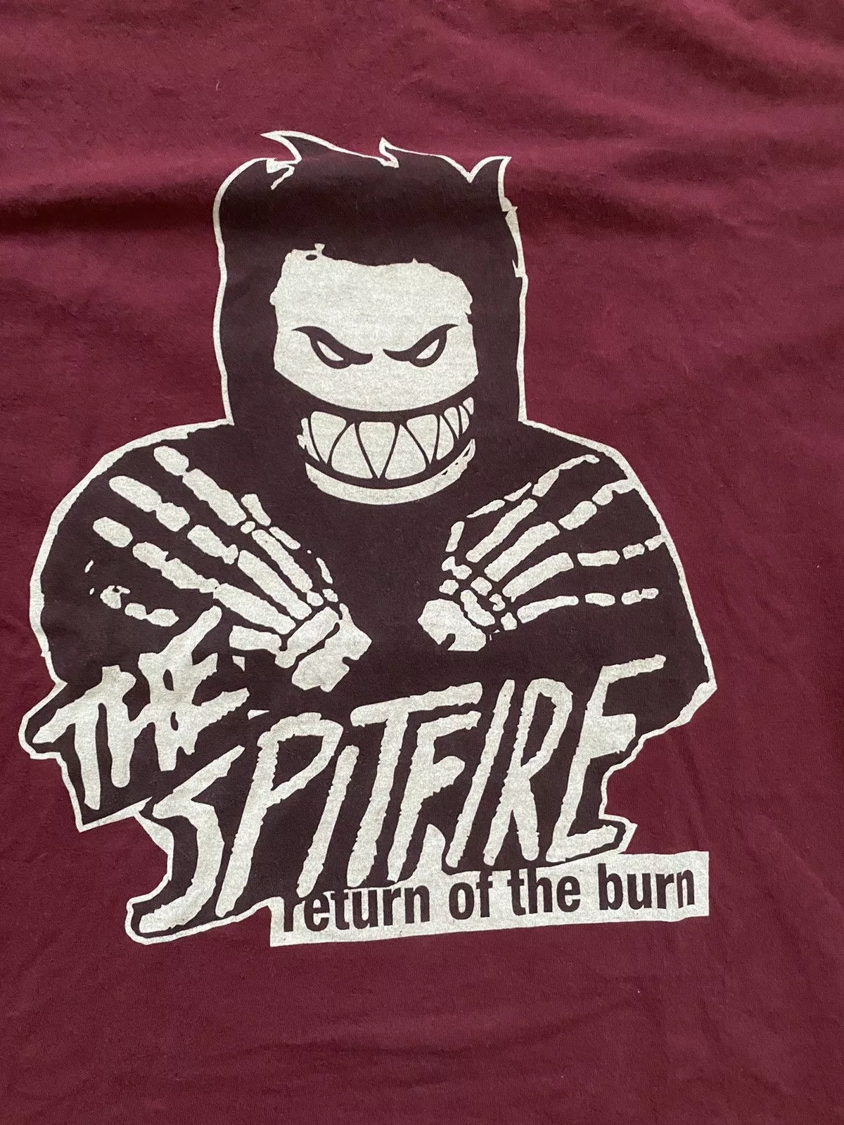 Spitfire Short Sleeve T Shirts Spitfire Misfits Tee Red