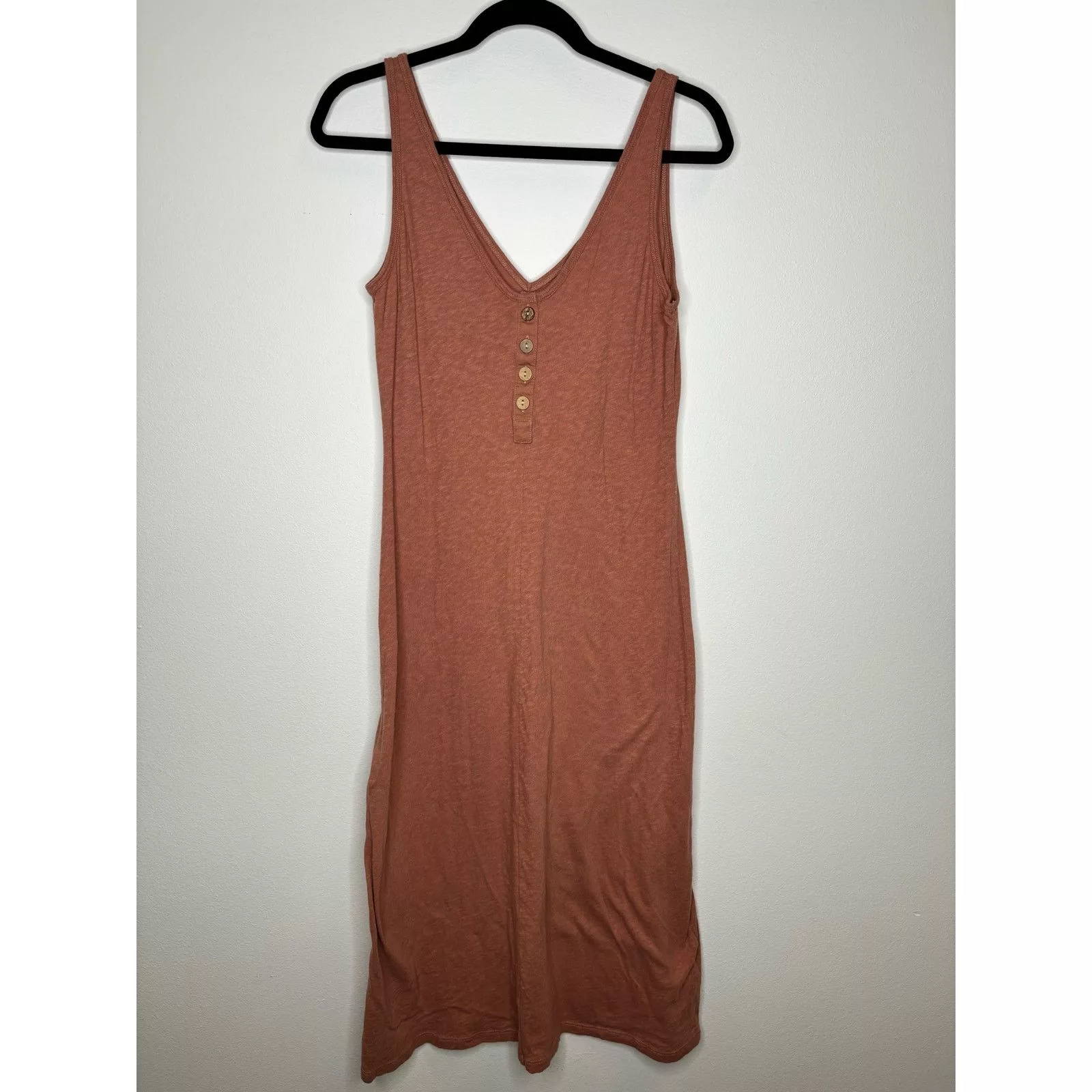Faherty Mini Dresses Faherty midi cotton dress Brown