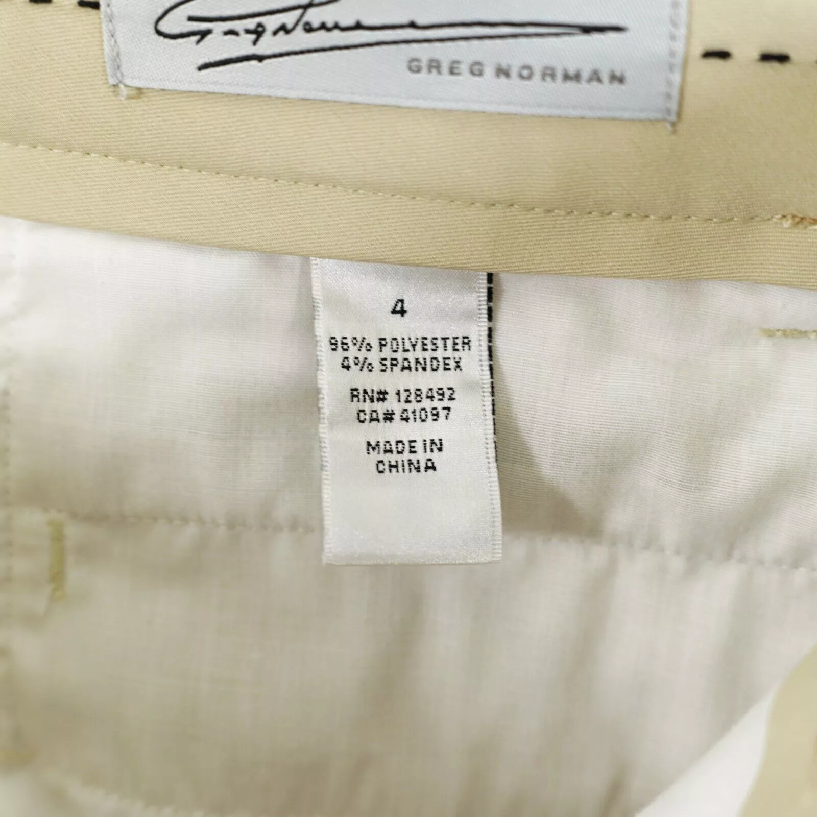 Greg Norman Shorts Greg Norman Size 4 Bermuda Shorts Tan Mid Rise 29/11 Polyest Brown