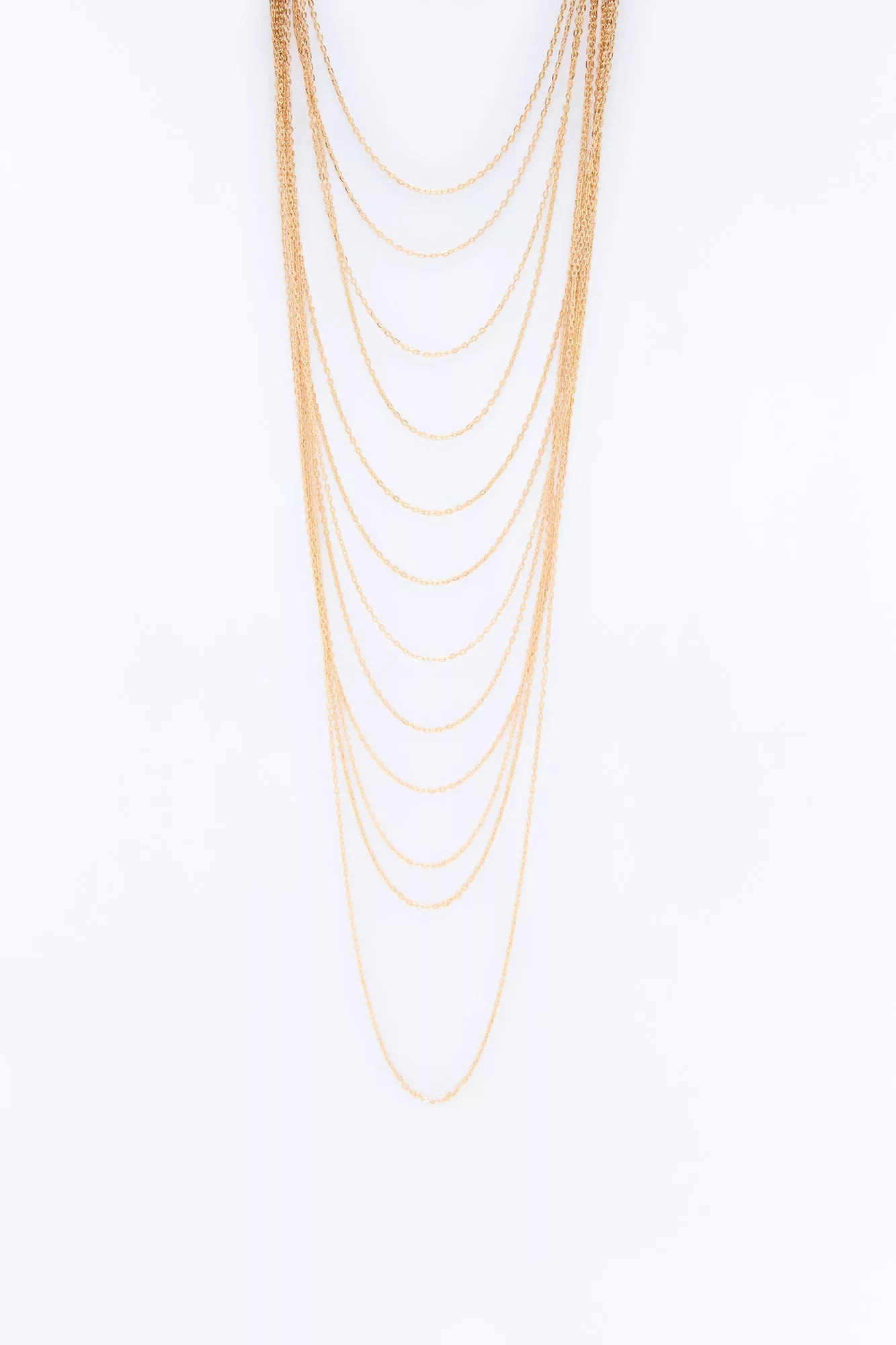 Azure Cove Layered Necklace - Gold