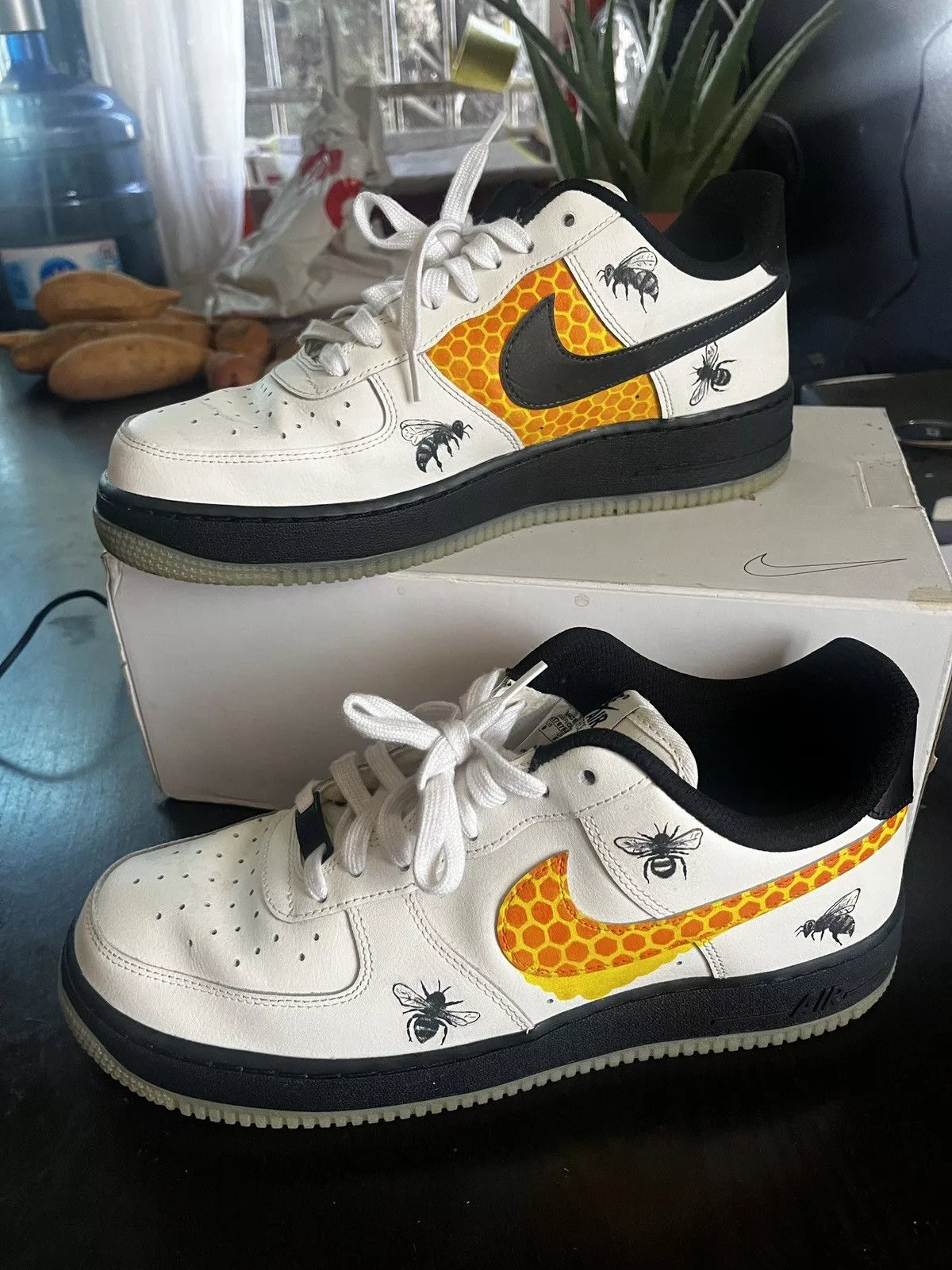 Nike Casual Leather Shoes Nike AirForce 1 White