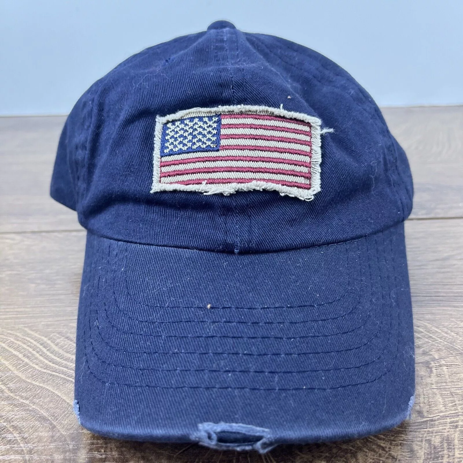 Other Hats Other American Flag Patch Hat USA Flag Hat Blue Adjustable Hat Blu