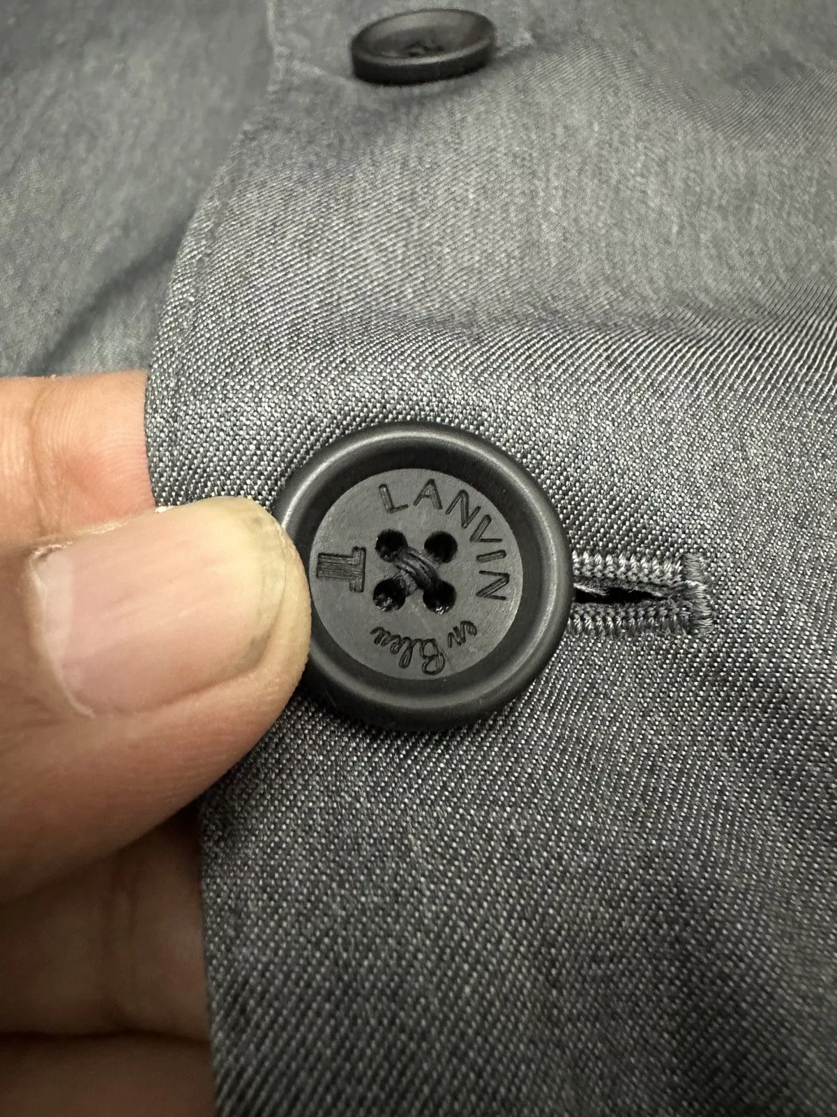 Lanvin Blazers 🔥🔥🔥 Lanvin 2 Buttons Blazer Gray Vintage