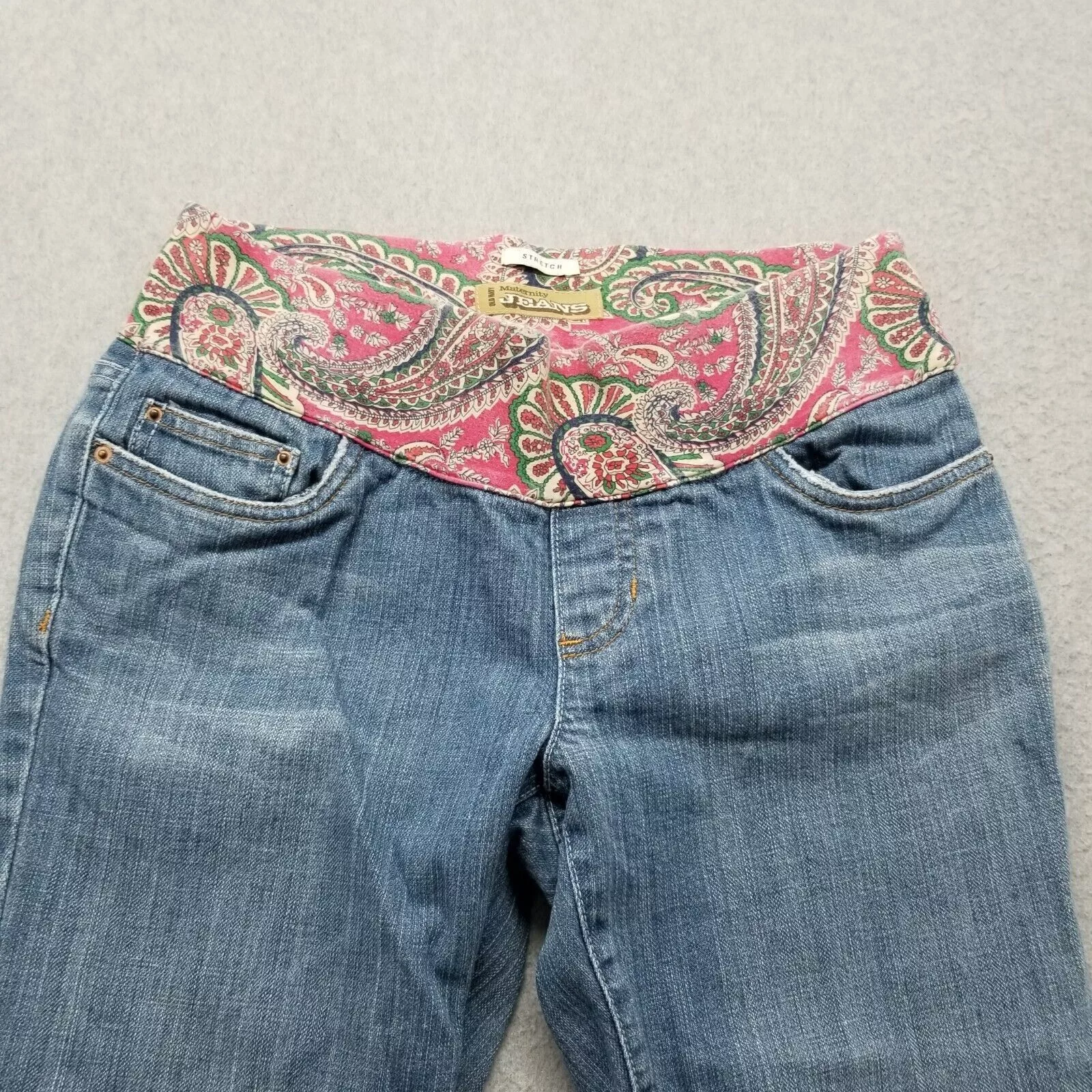 Old Navy Jeans Old Navy Maternity Jeans Womens S Blue Denim Stretch Bermuda