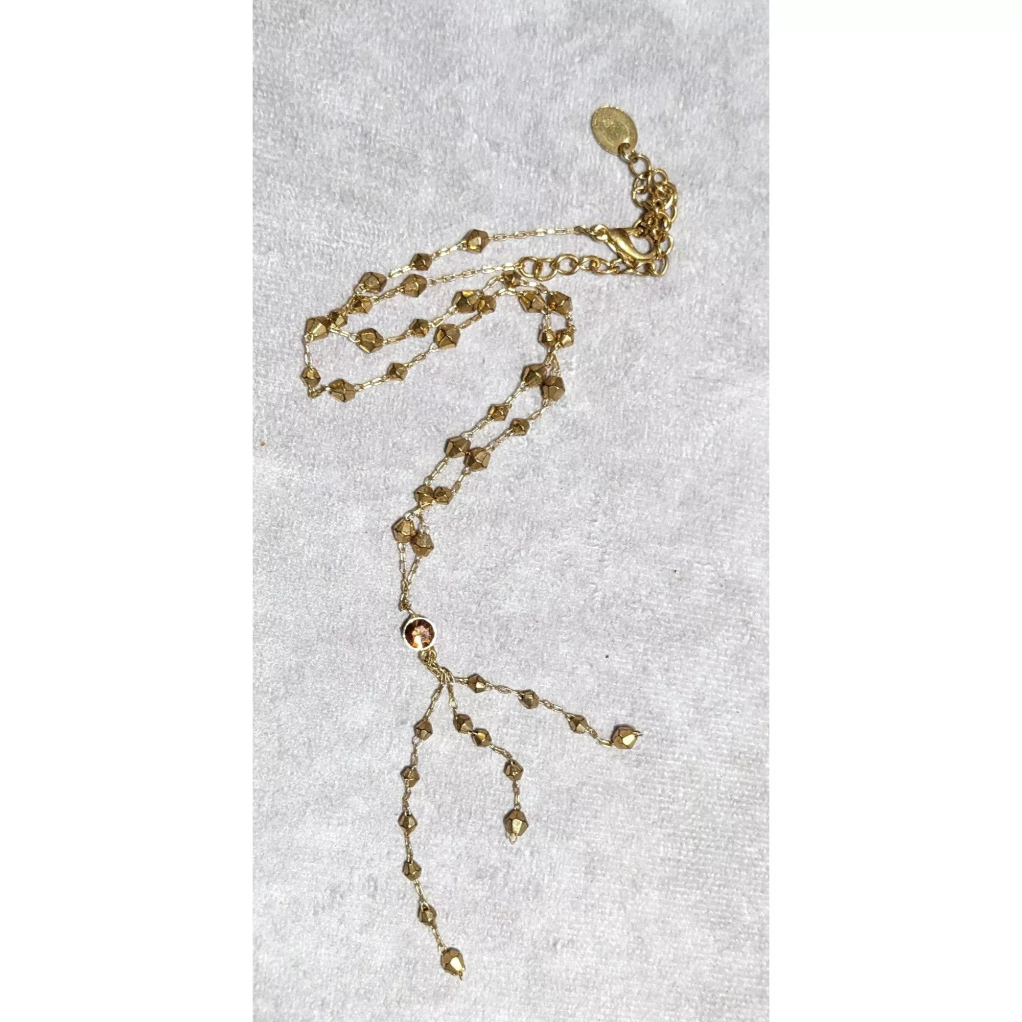 Other Necklaces Other Y2K Icing Gold Beaded Tassel Necklace