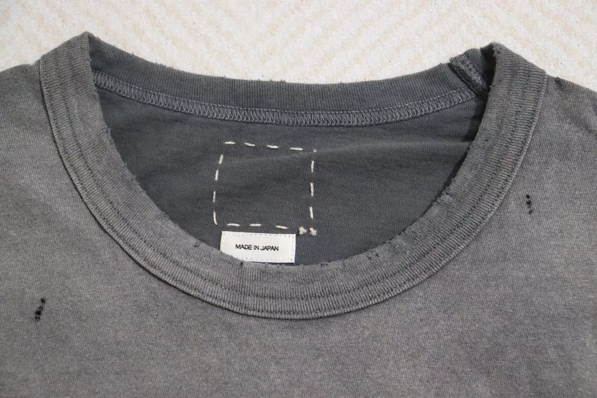 Visvim Short Sleeve T Shirts Visvim 22aw Jumbo Tee Crash，size5 Black