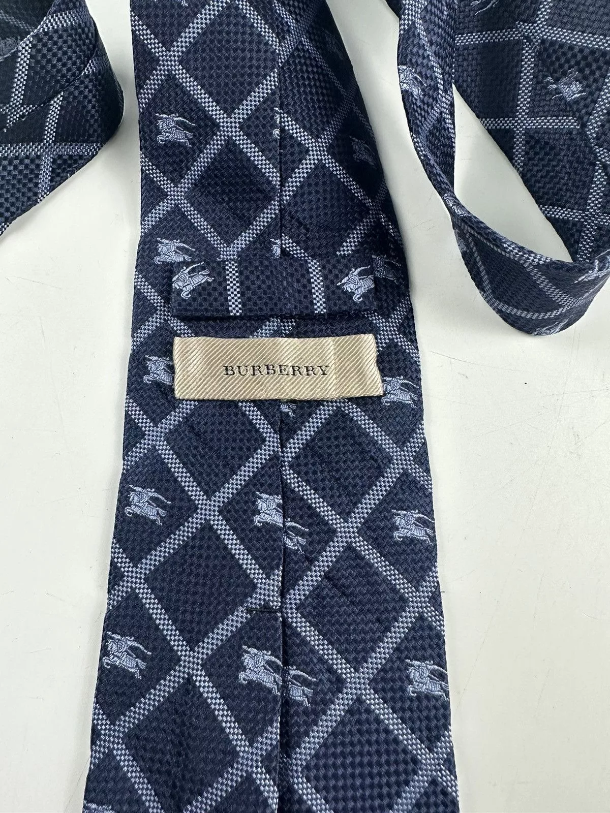 Burberry Ties Pocketsquares BURBERRY TIE Blue