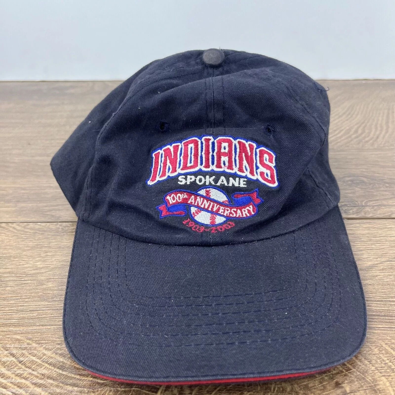 Other Hats Other Spokane Indians Hat Spokane Indians Blue Hat Adjustable Blue