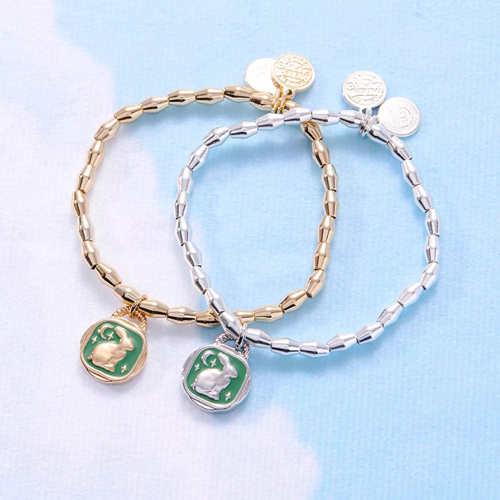 Bunny Stretch Beaded Bracelet