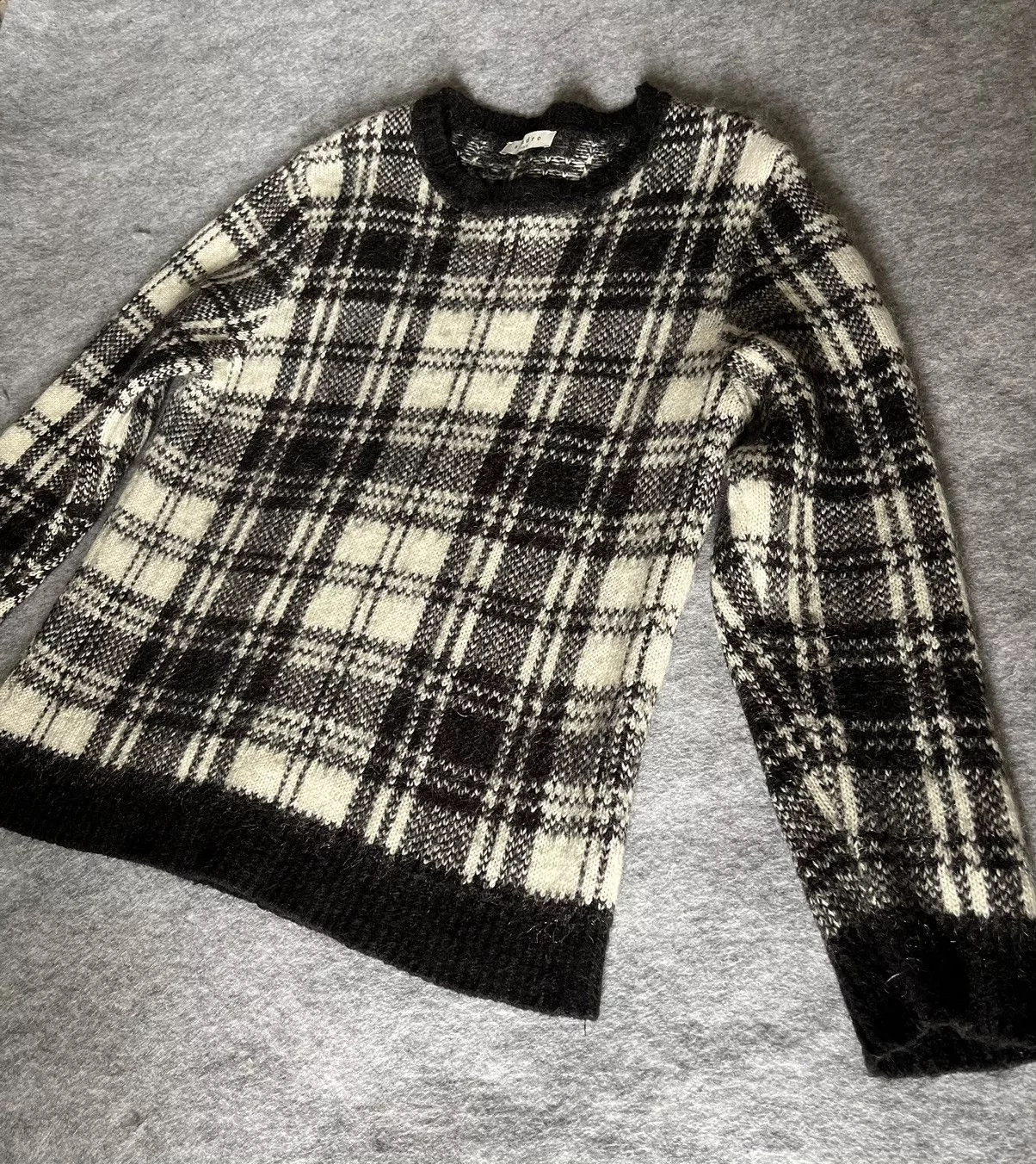 Sandro Sweaters Knitwear Sandro mohair crewneck sweater White