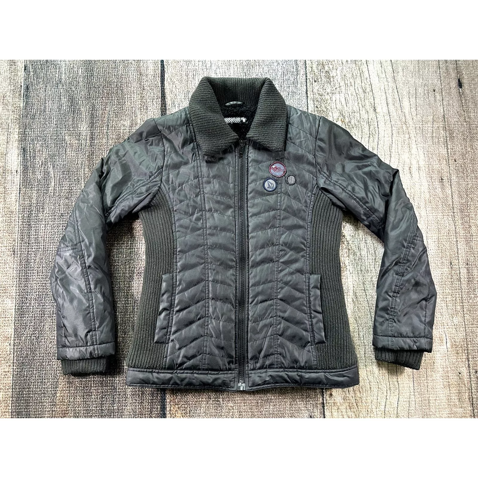 Volcom Jackets Volcom Womens Black Insulated Snowboarding Ski Jacket