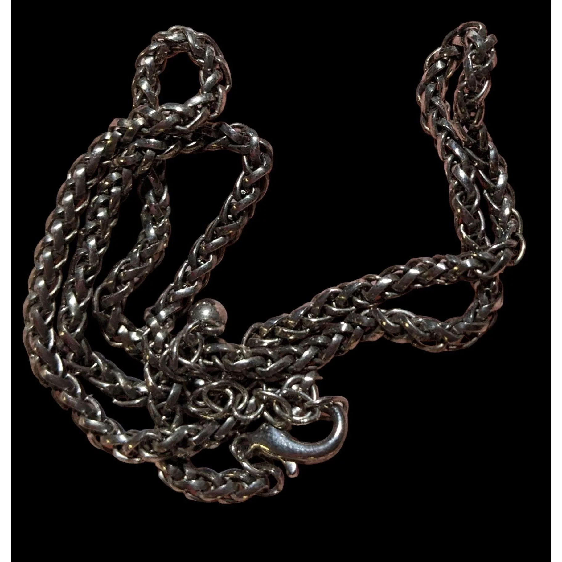 Other Necklaces Other Silver Braided Chain