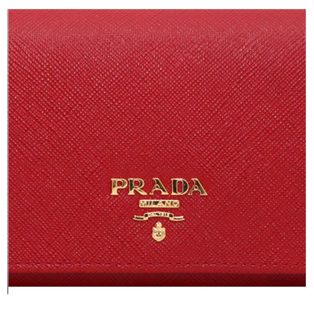 Prada Wallets Prada o1la1rc1a0724 Size: OS / Wallet in Red