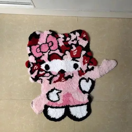 Other Miscellaneous Other Pink Cartoon Character Handmade Soft Rug Multi