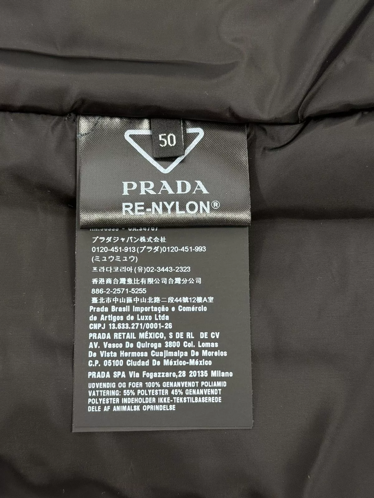 Prada Vests Prada LOGO PRINT VEST Black