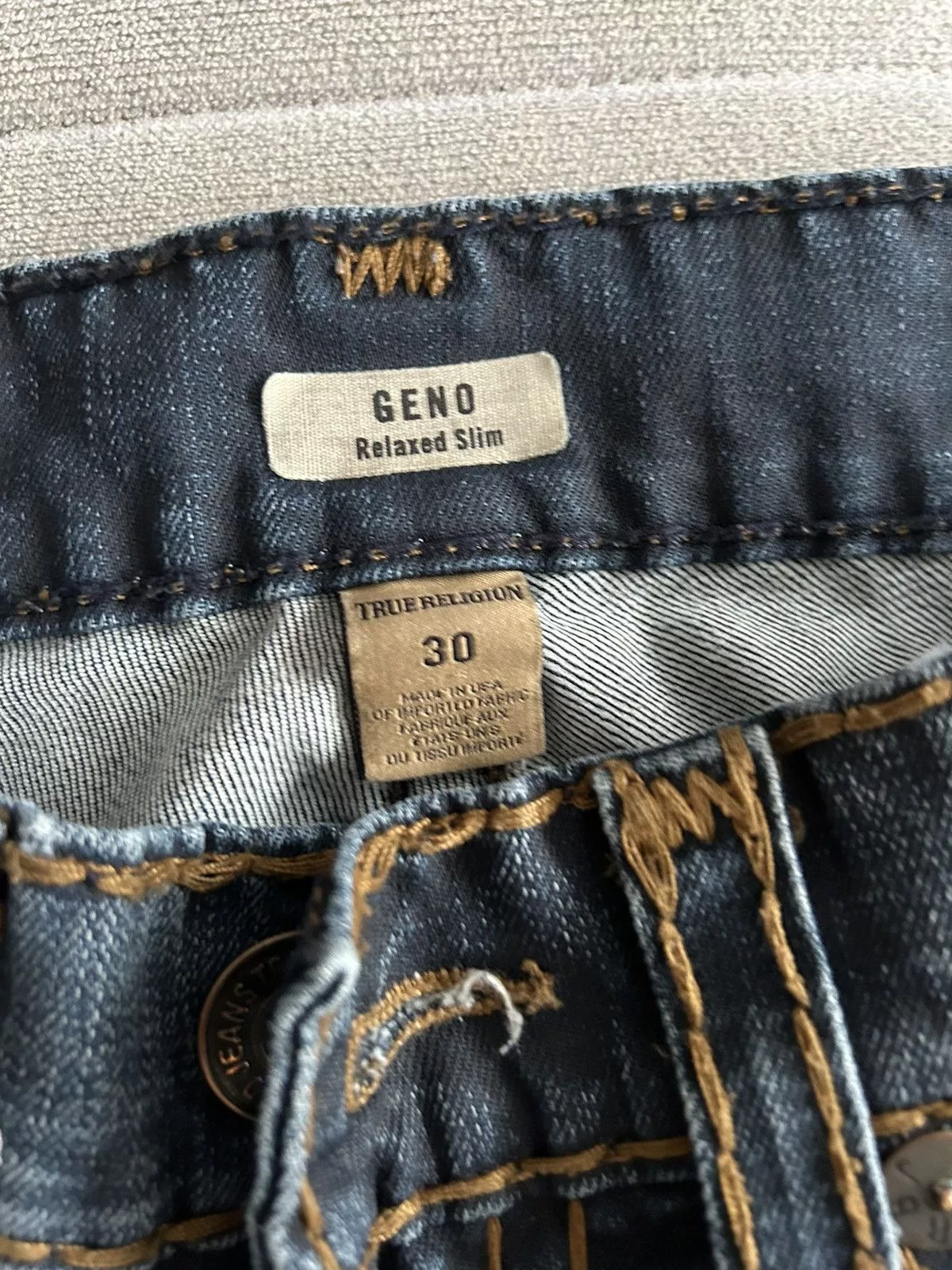 True Religion Casual Pants True Religion Jeans blue brown