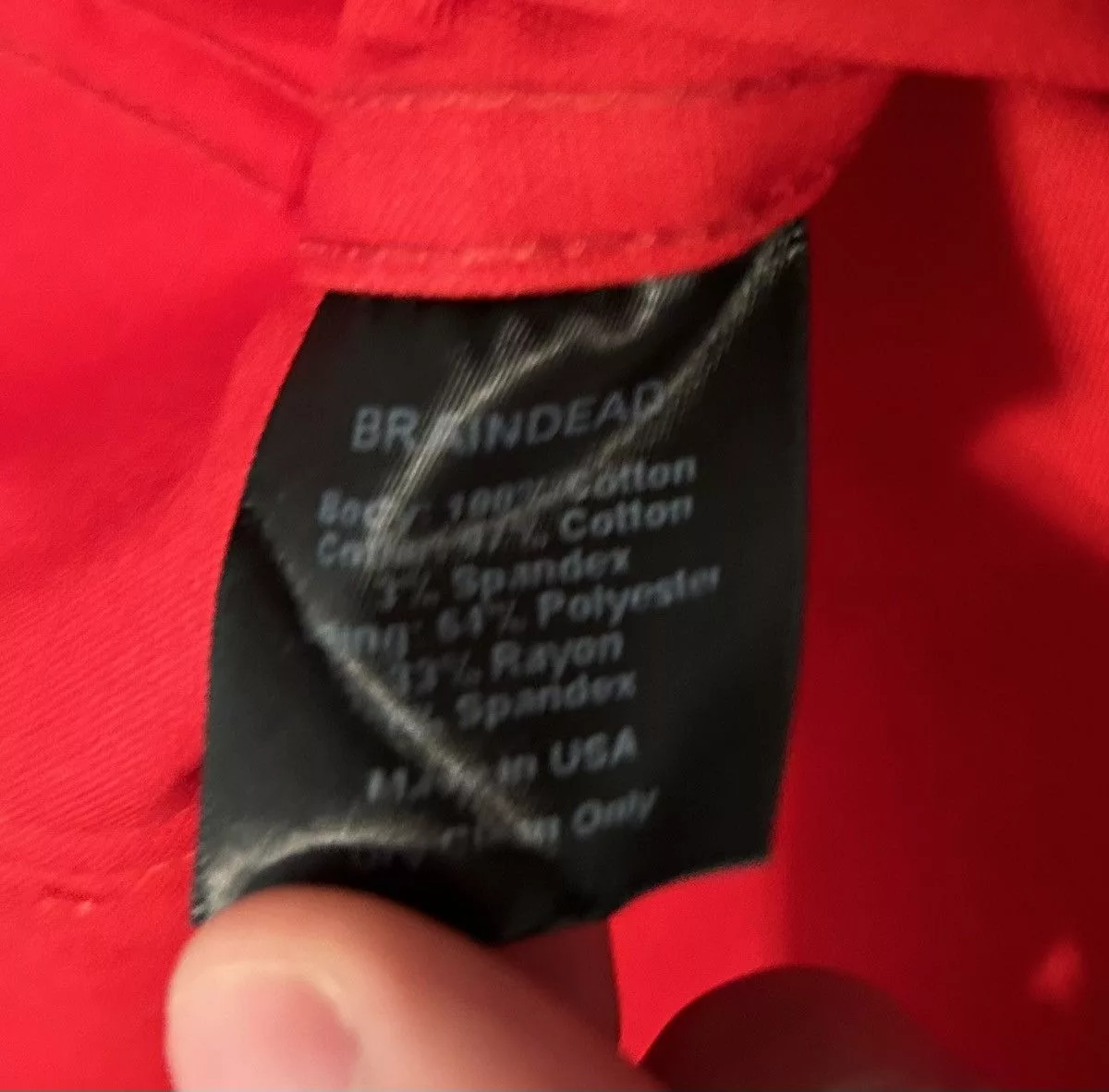 Brain Dead Light Jackets Brain Dead Work Jacket Red