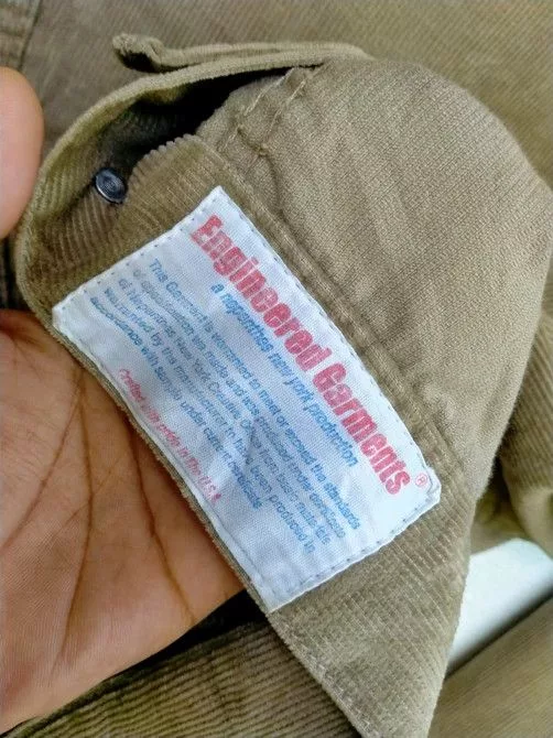 Engineered Garments Denim Jackets Engineered Garments × Nepenthes Cyberweek Vintage Engineered garment corduroy trucker jacket Beige