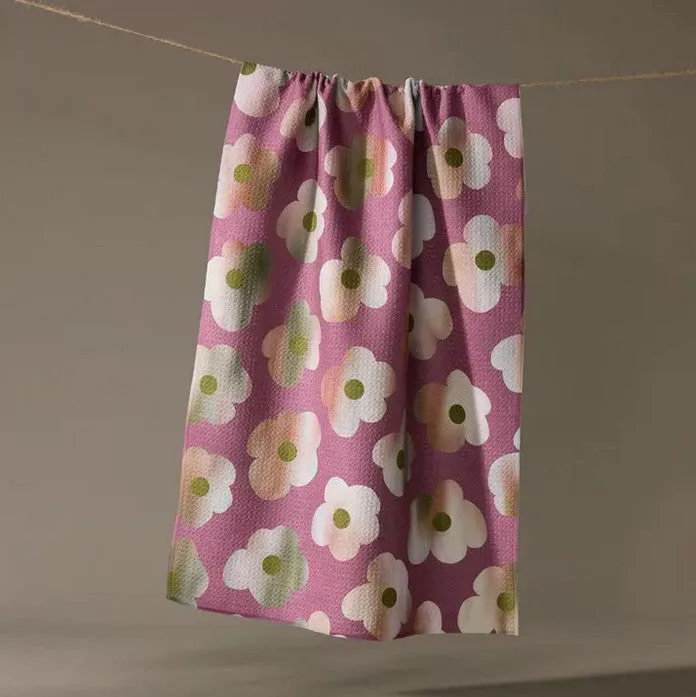 Brushed Bouquet Tea Towel
