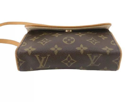 Louis Vuitton Belt Bags Louis Vuitton Pochette Florentine Monogram Canvas Belt Bag Brown