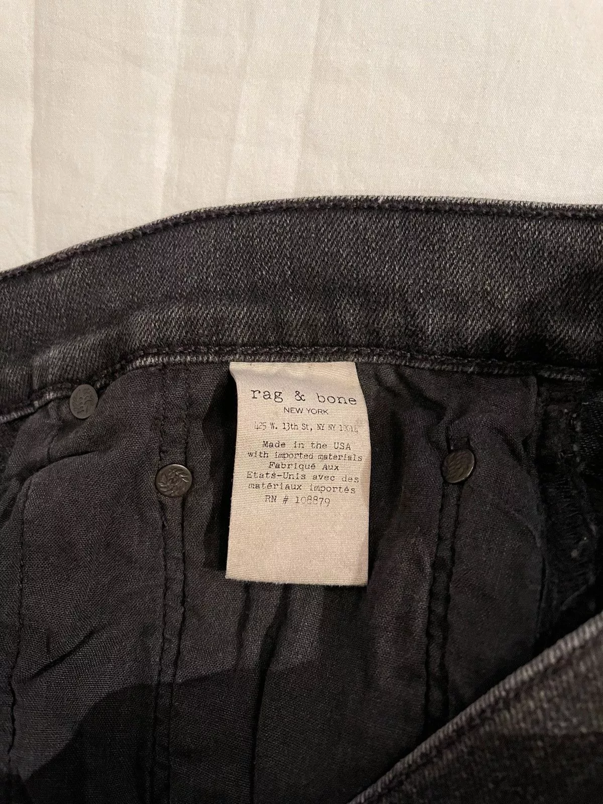 Rag & Bone Denim Rag & Bone grey Rock Denim Jeans Gray