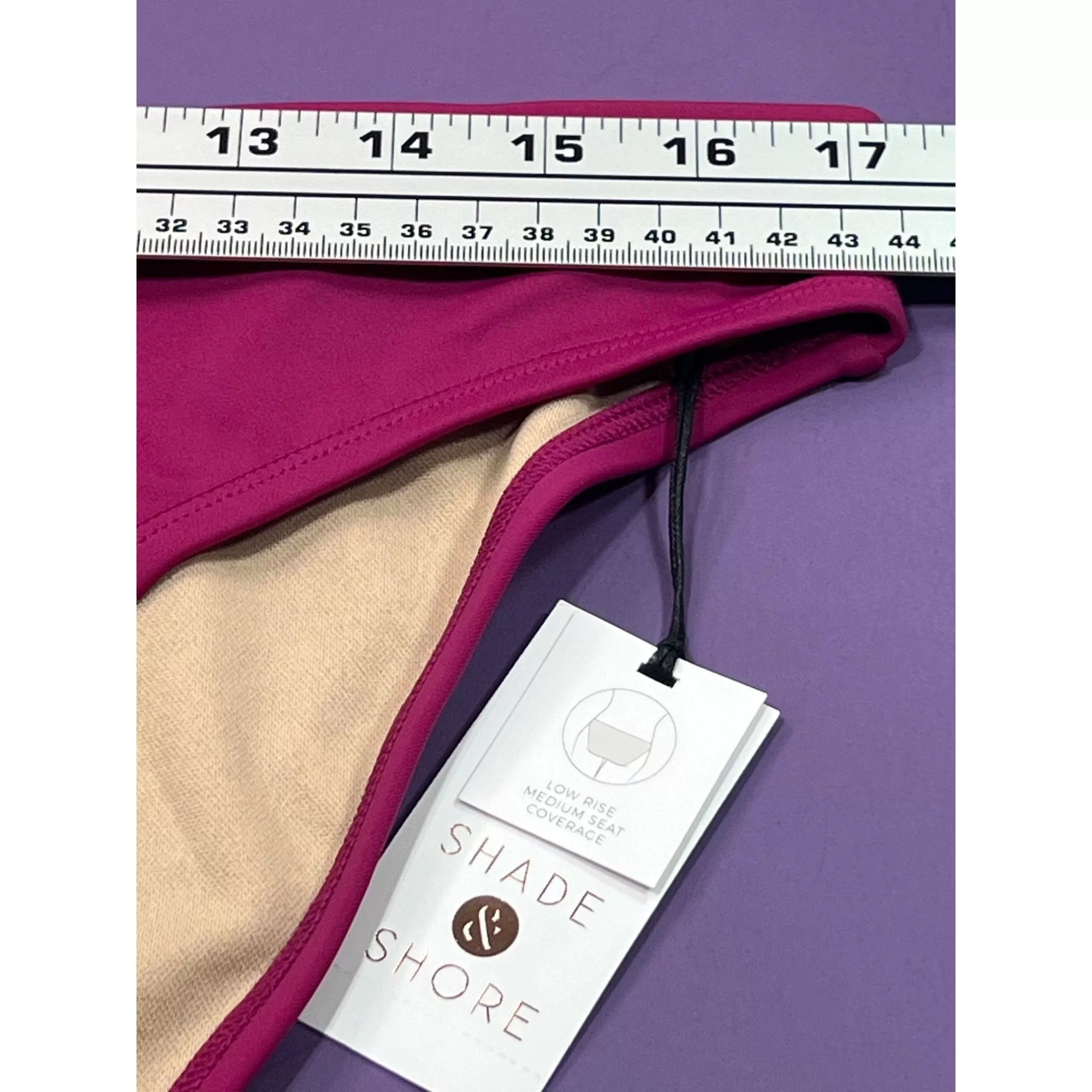 Other Socks Intimates Other Shade & Shore - Women's Low-Rise Medium Coverage Hipster Bik Purple