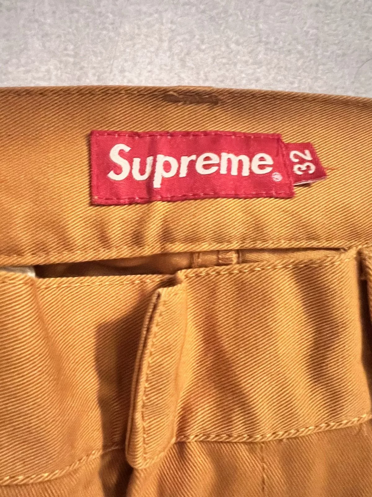 Supreme Casual Pants Supreme orange pants