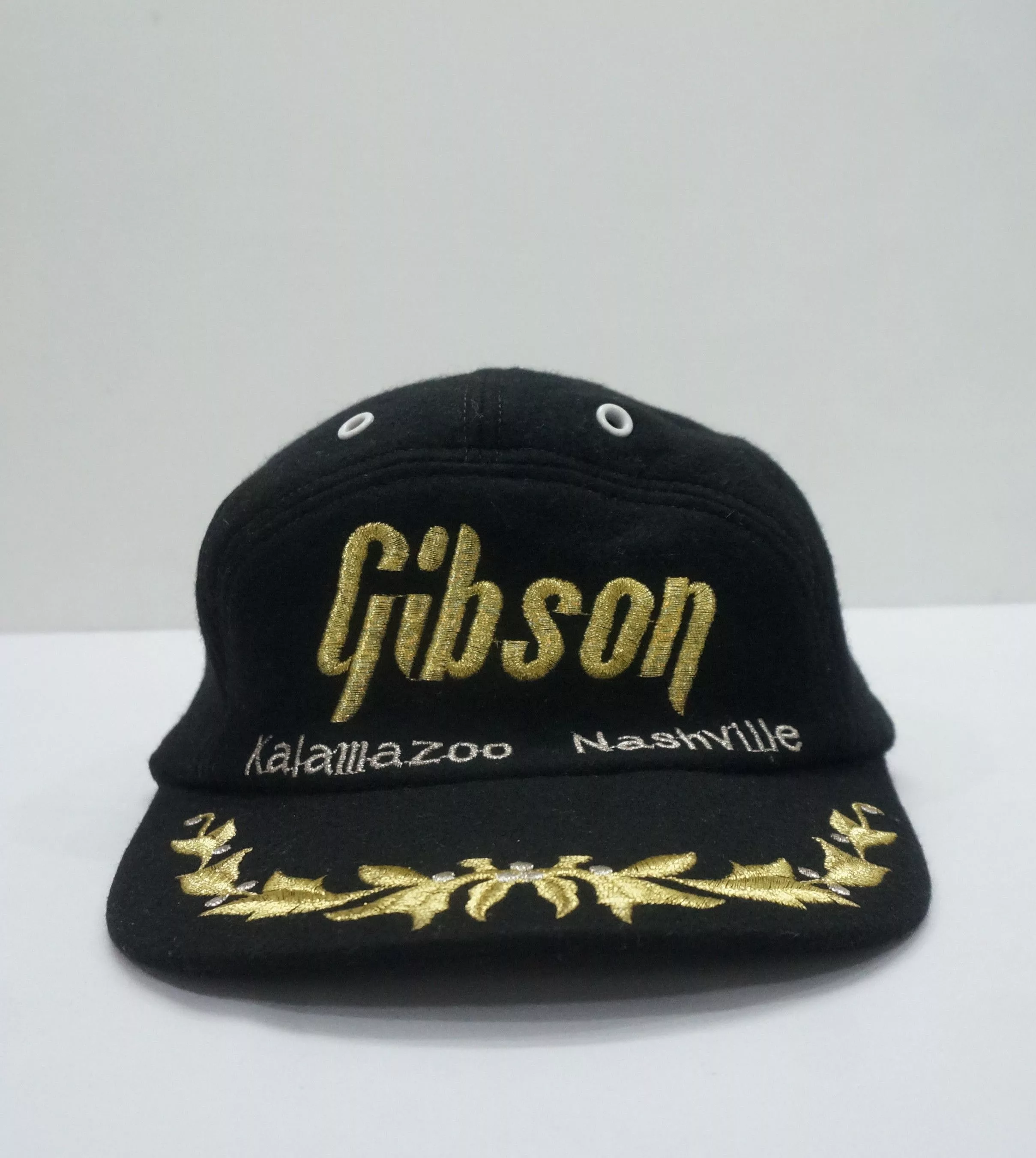 Vintage Hats Rare Vintage 80s GIBSON Wool Cap Black