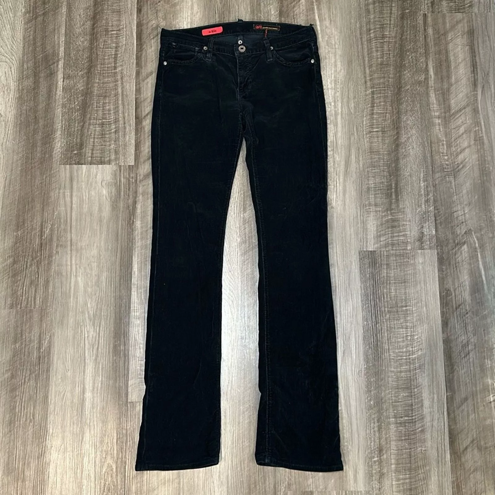 AG Adriano Goldschmied Jeans AG Adriano Goldschmied The Kiss Corduroy Jeans - 27R Black
