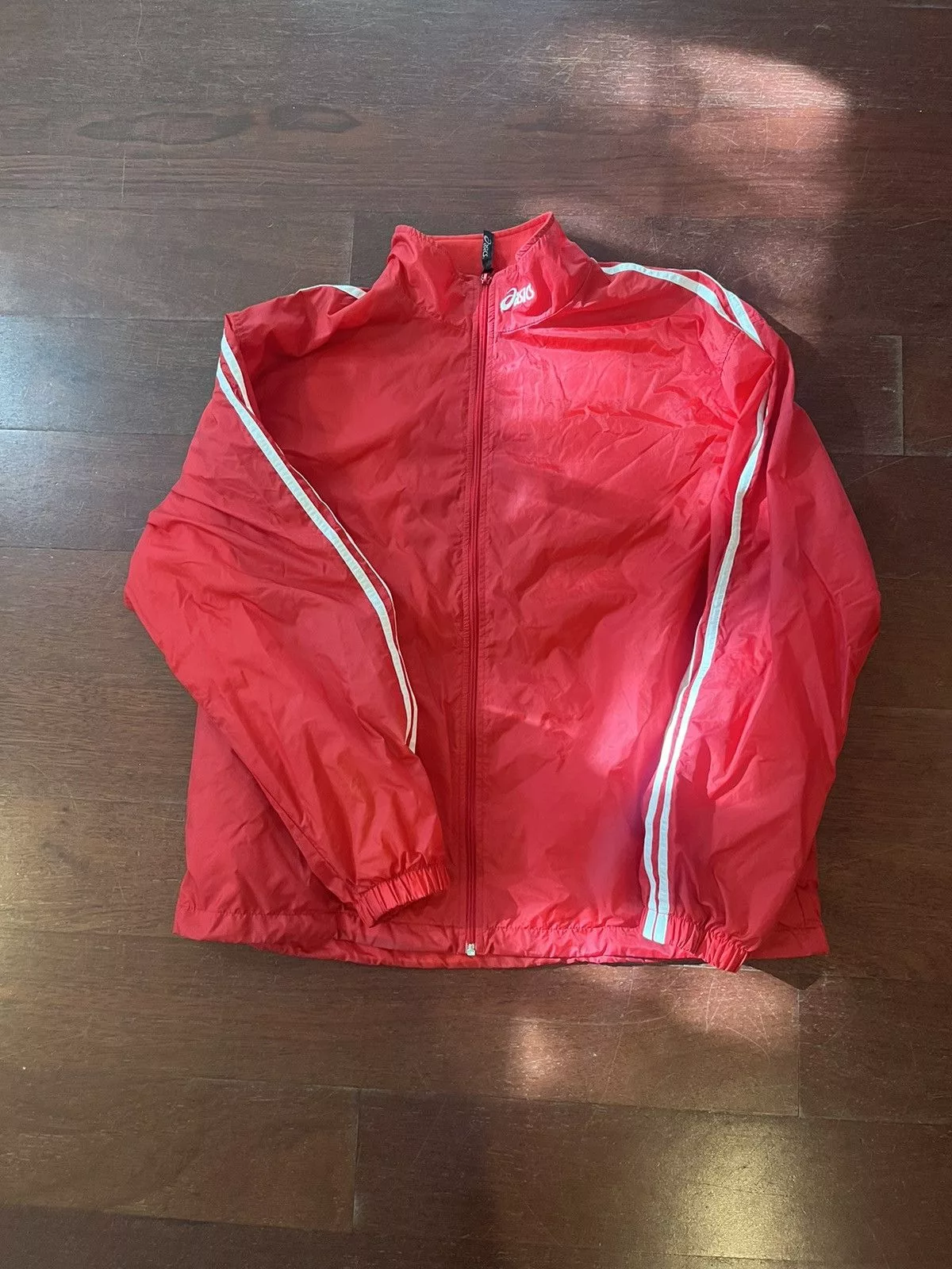 Asics Light Jackets Asics × Vintage Vintage 80/90s ASICS Windbreaker Red