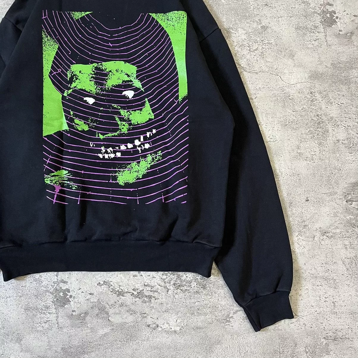 Stray Rats Sweaters Knitwear Stray Rats Crimson Crewneck - Black