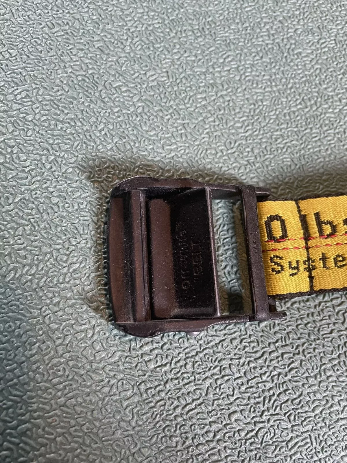 Off-White Belts Off-White Off white Belt Yellow