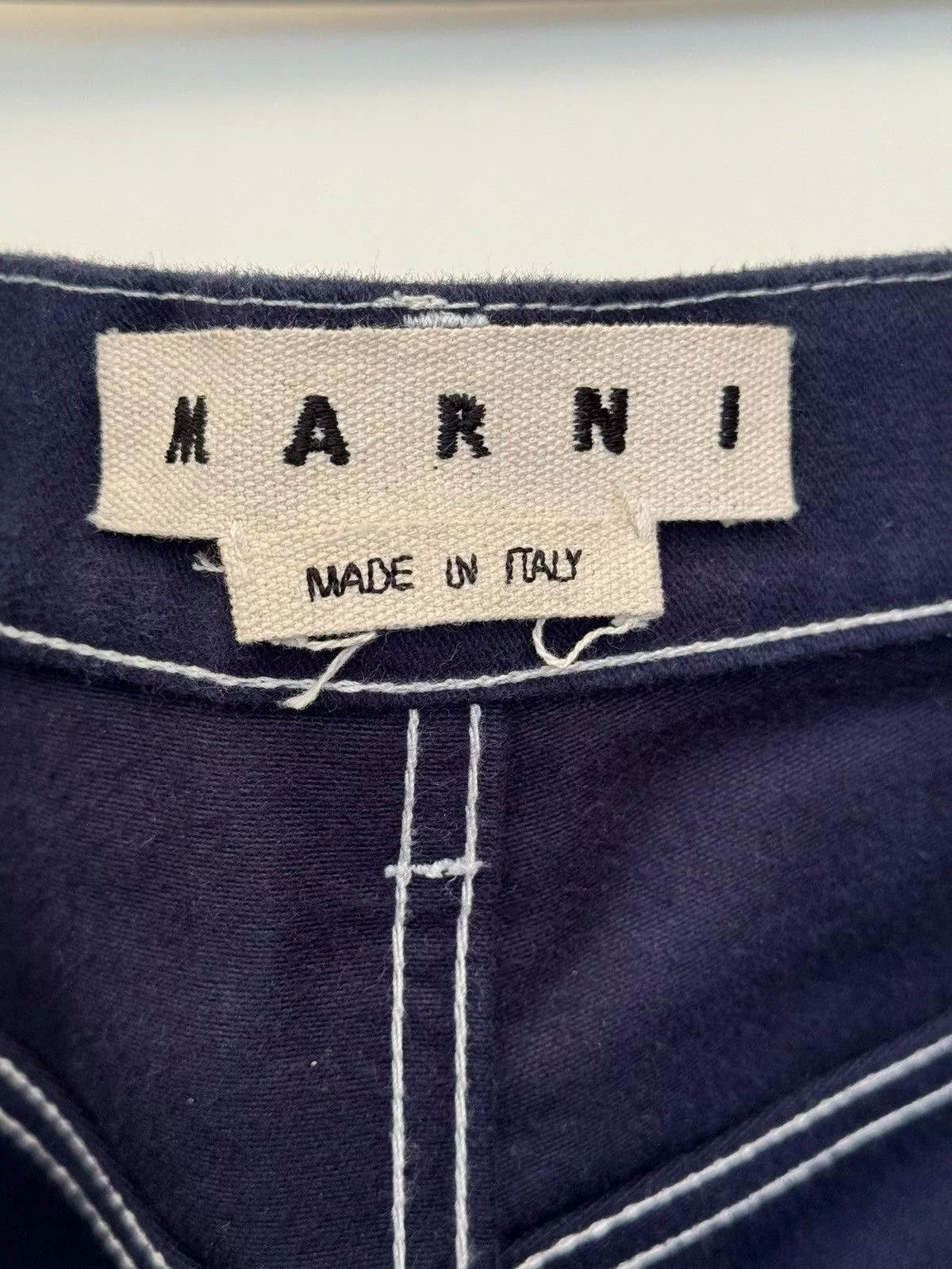 Marni Denim MARNI thick blue jeans FW19