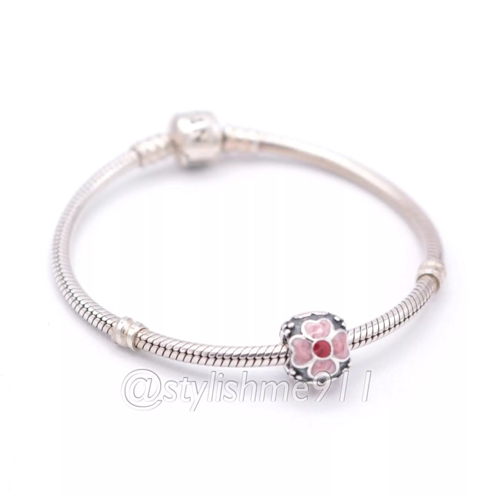 pandora Bracelets Authentic PANDORA Red Daisy Charm - 790433ER