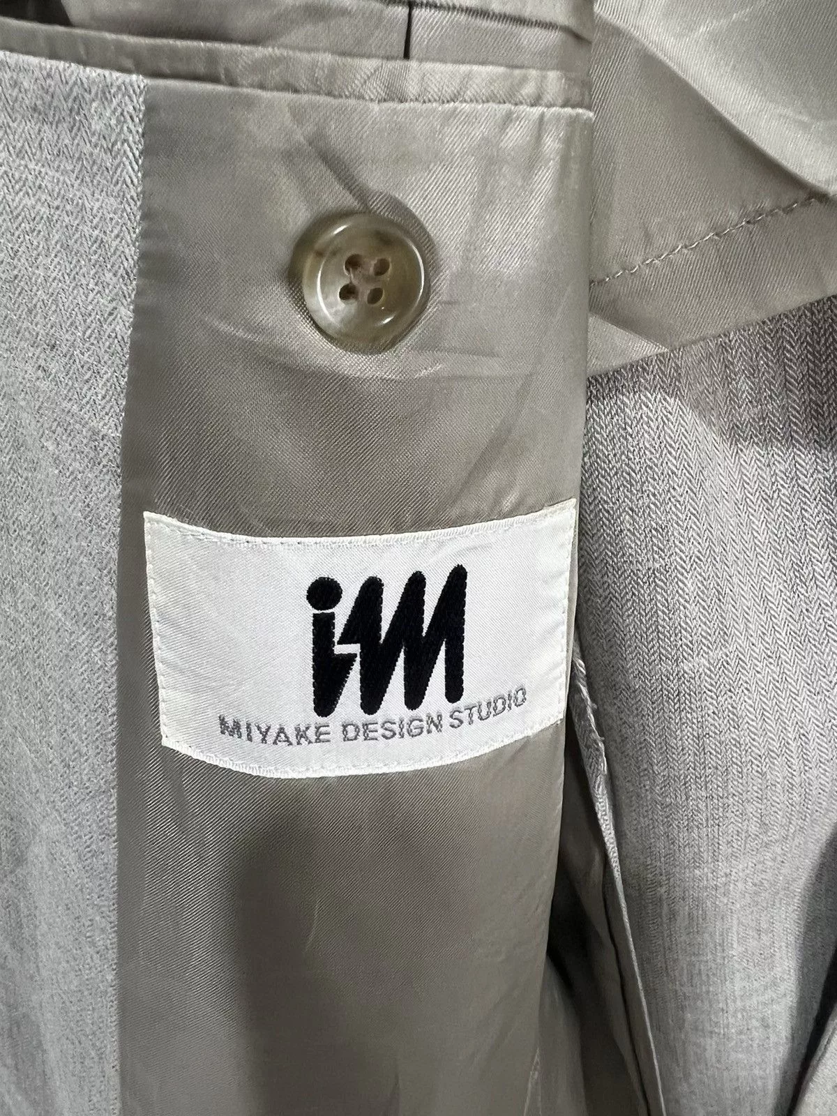 Issey Miyake Light Jackets Issey Miyake Blazer Jacket Gray