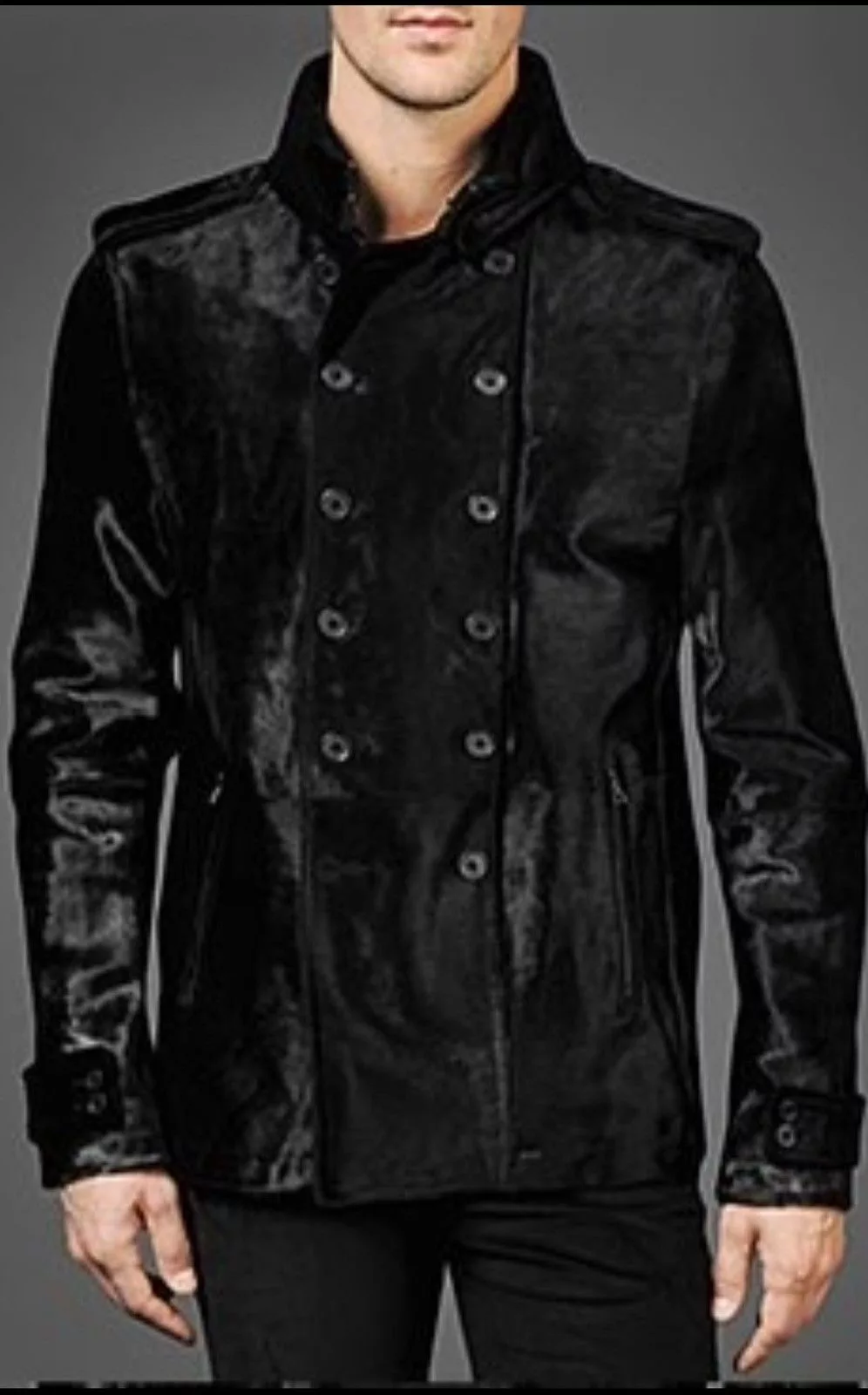 John Varvatos Light Jackets John Varvatos Linen Coat. 54 Black