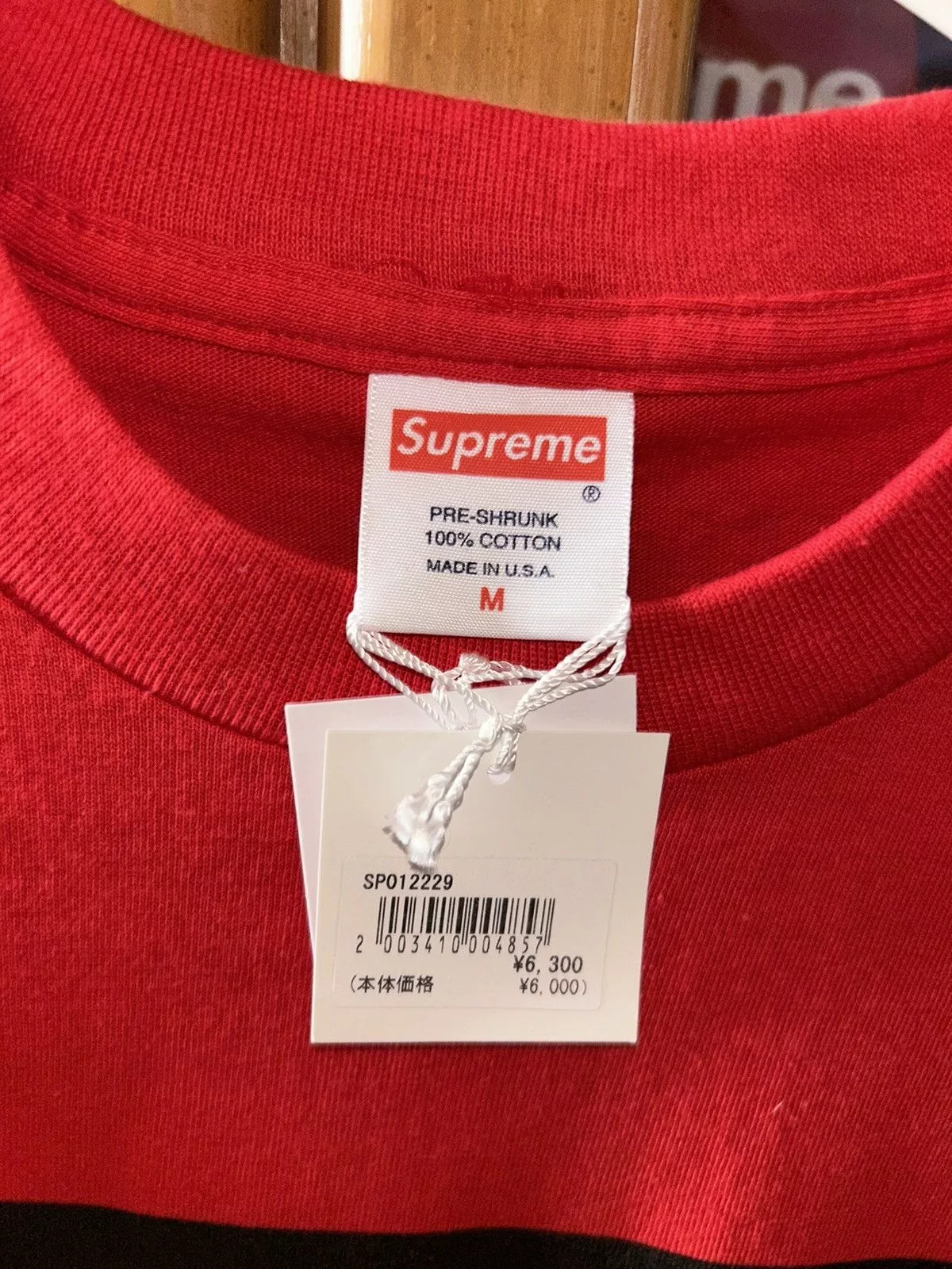 Supreme Short Sleeve T Shirts Supreme 'Up Skirt' Tee Red size Medium 2009 NWT Box Logo