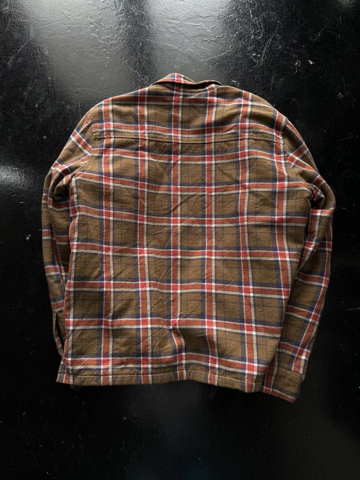 Chrome Hearts Shirts Button Ups Chrome Hearts Flannel Brown