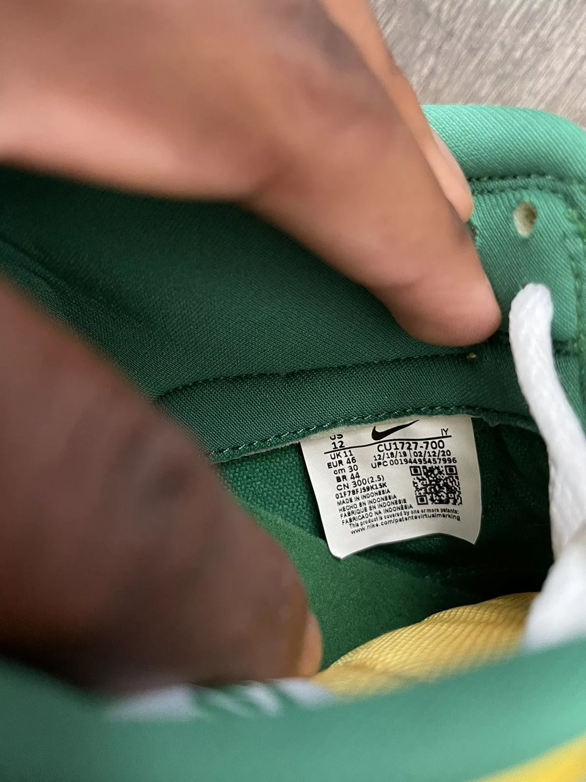 Nike Low Top Sneakers Nike Dunk Low ‘Brazil’ Green