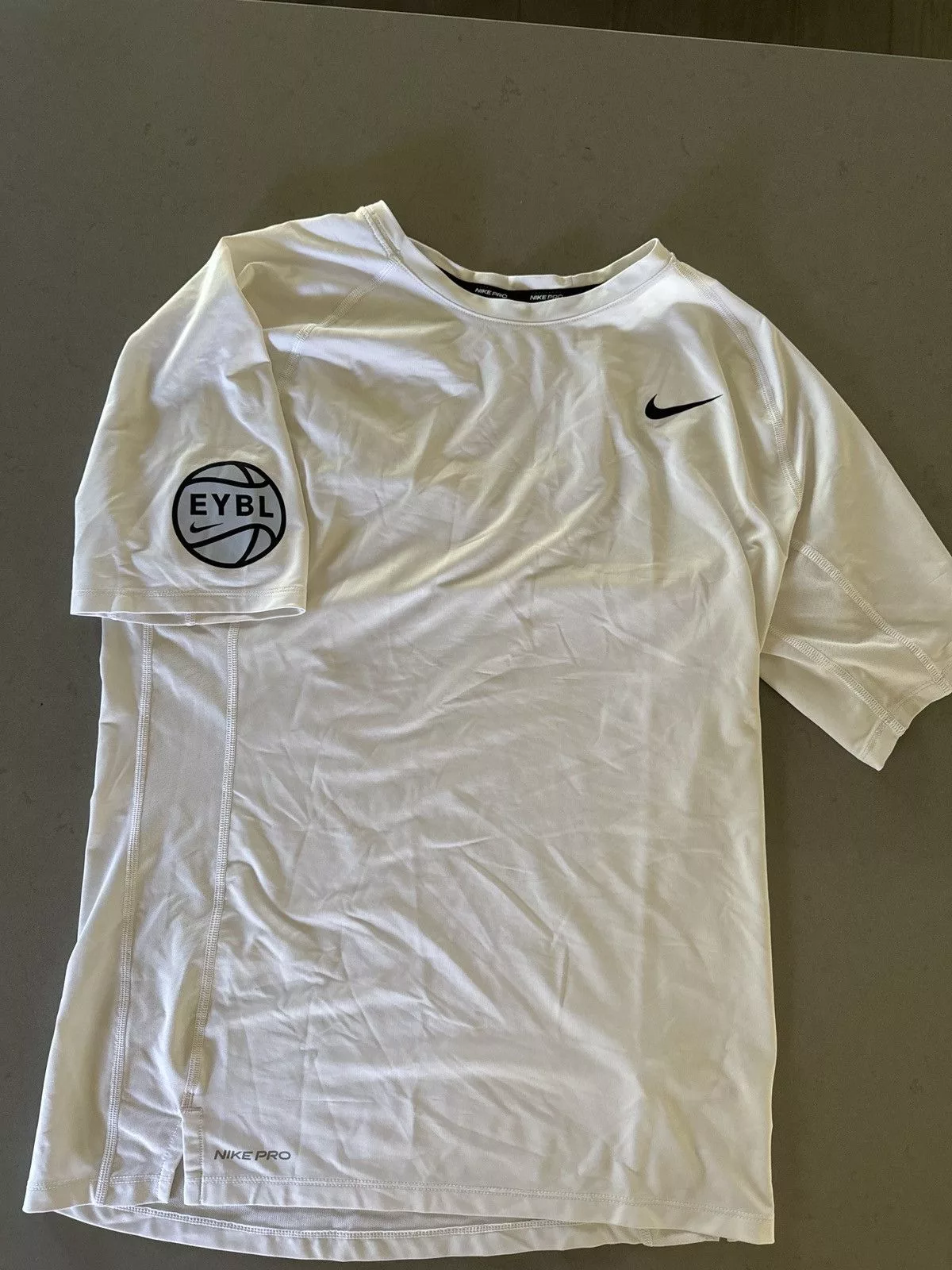 Nike Short Sleeve T Shirts Nike EYBL Compression White