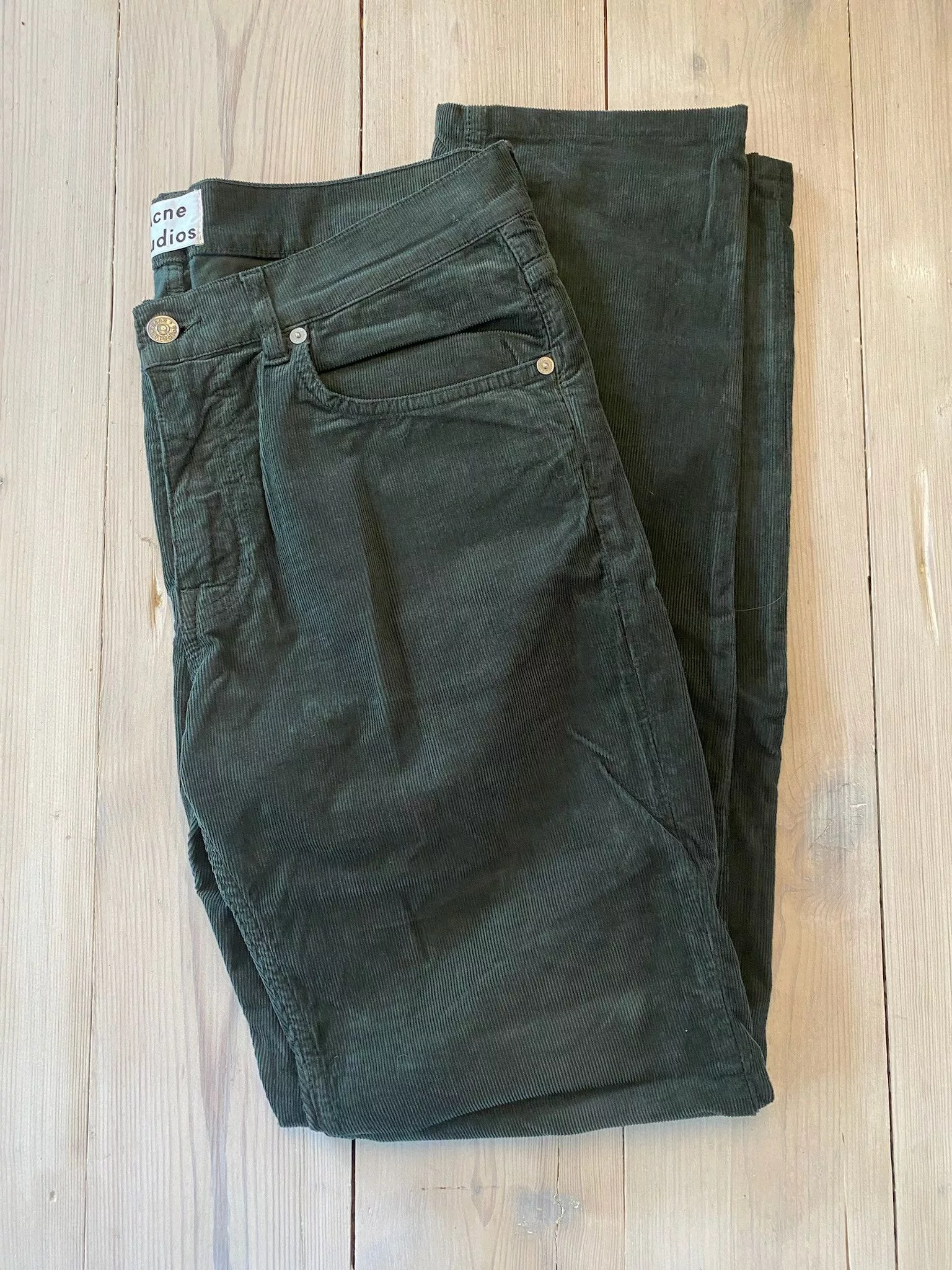 Acne Studios Casual Pants Acne Studios Chinos Green
