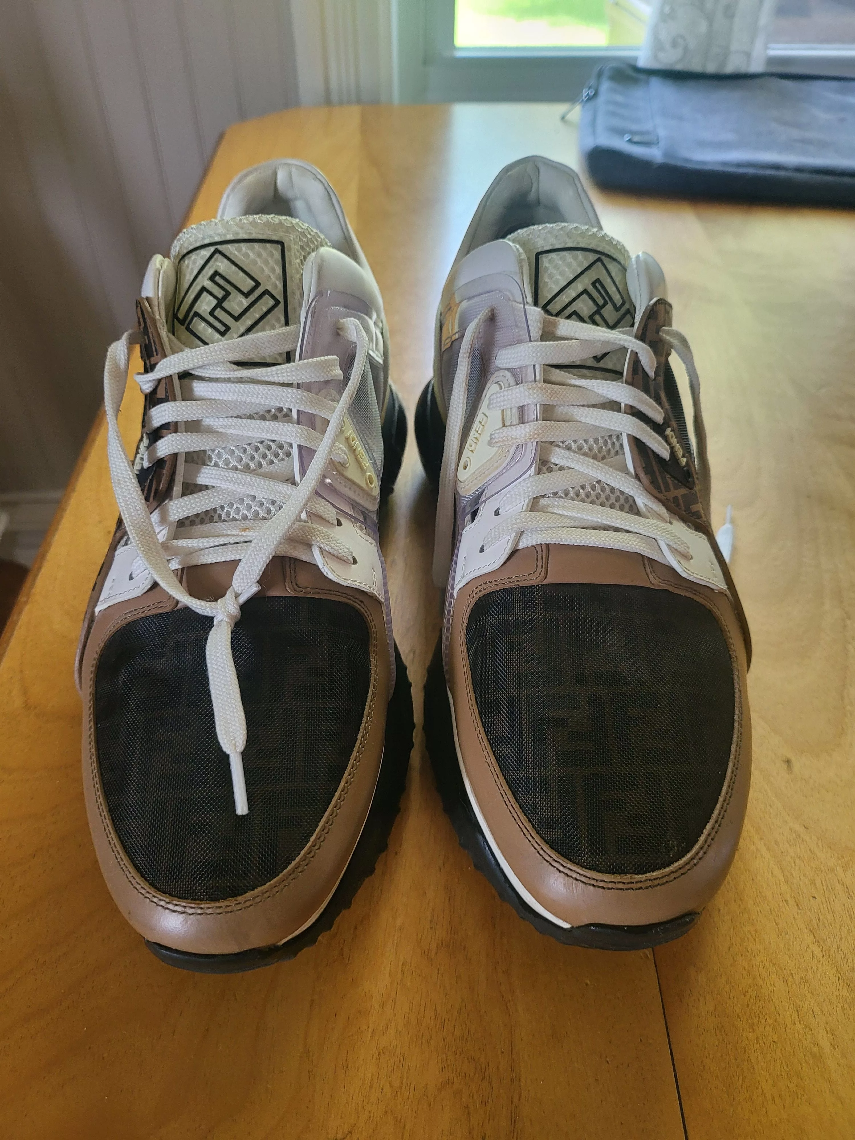 Fendi Low Top Sneakers White ‘Forever Fendi’ Fancy Sneakers Multi