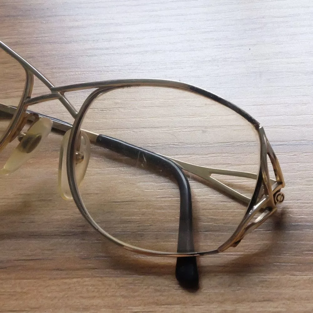 Vintage Christian Dior Glasses Gold