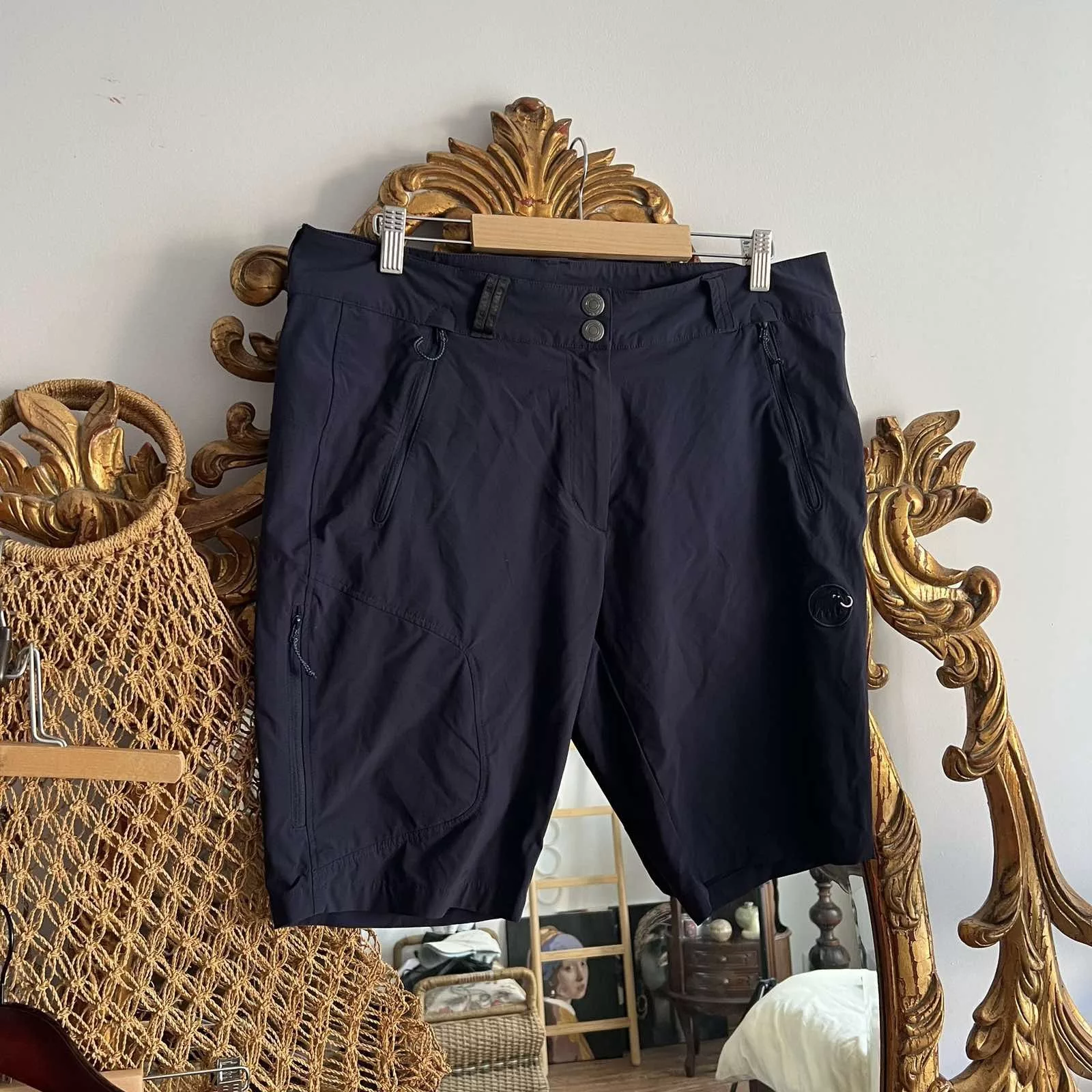 MAMMUT Shorts Cargo Outdoor Sz 42 Blue Gorpcore