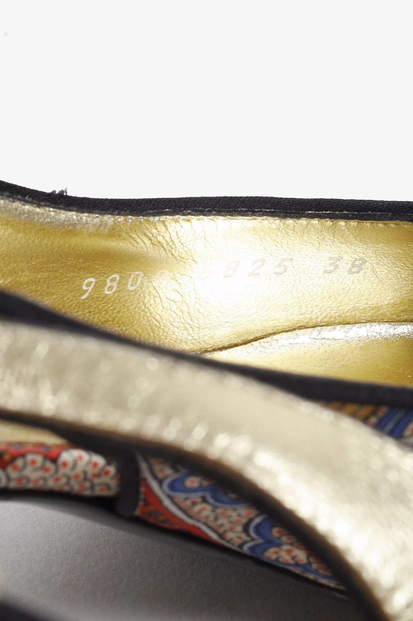 Dolce & Gabbana Heels Dolce & Gabbana Patchwork Print Cameo Slingback Heels Multi