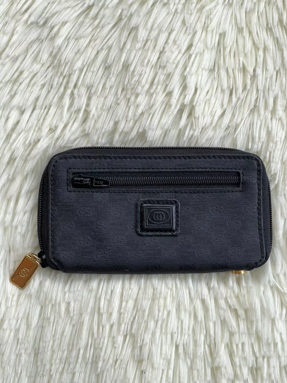 Gucci Miscellaneous Gucci × Vintage Vintage Gucci Monogram Key Holder Black