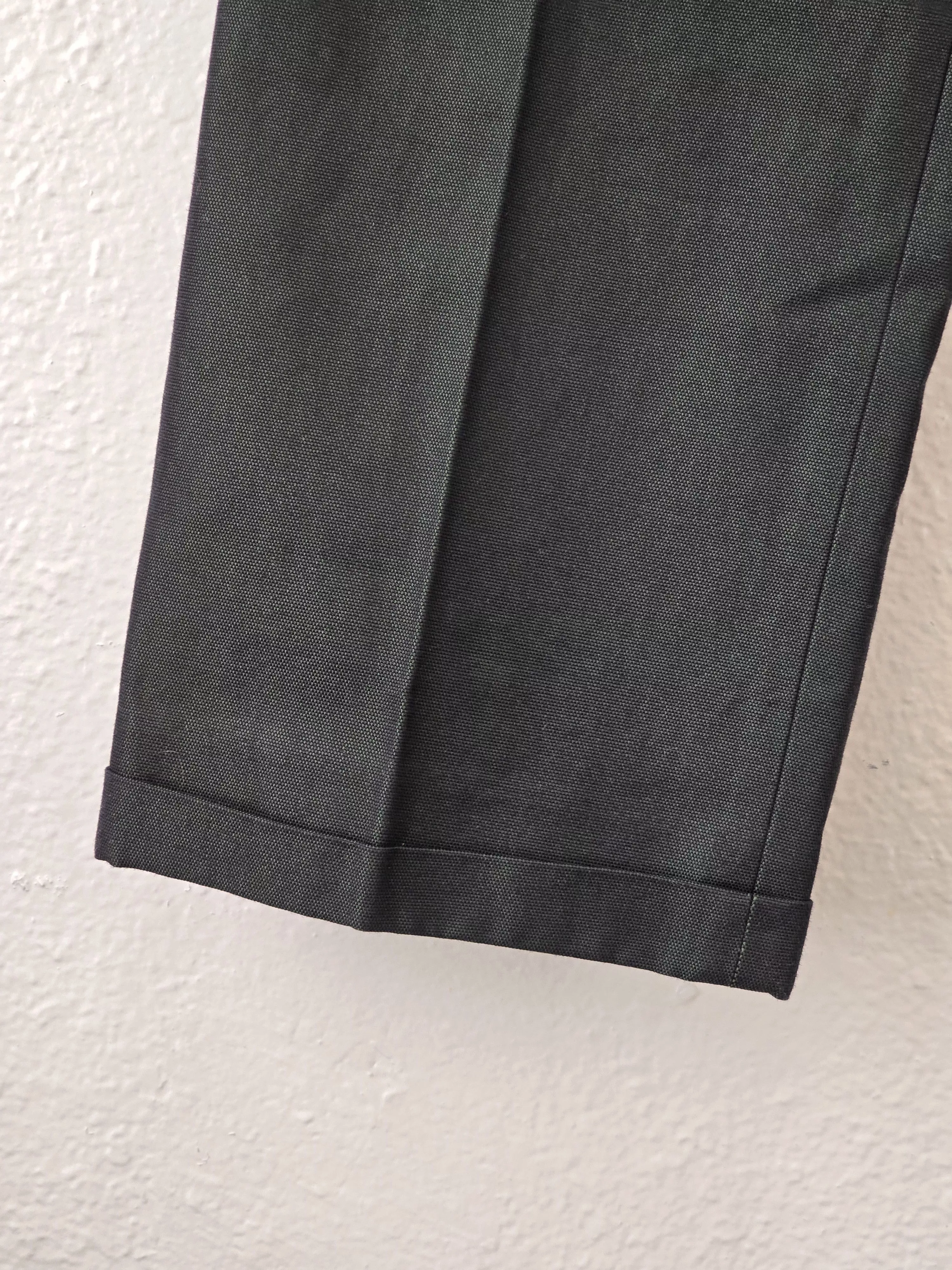 Dries Van Noten Pants Dries Van Noten Cuffed Cotton Pants Green