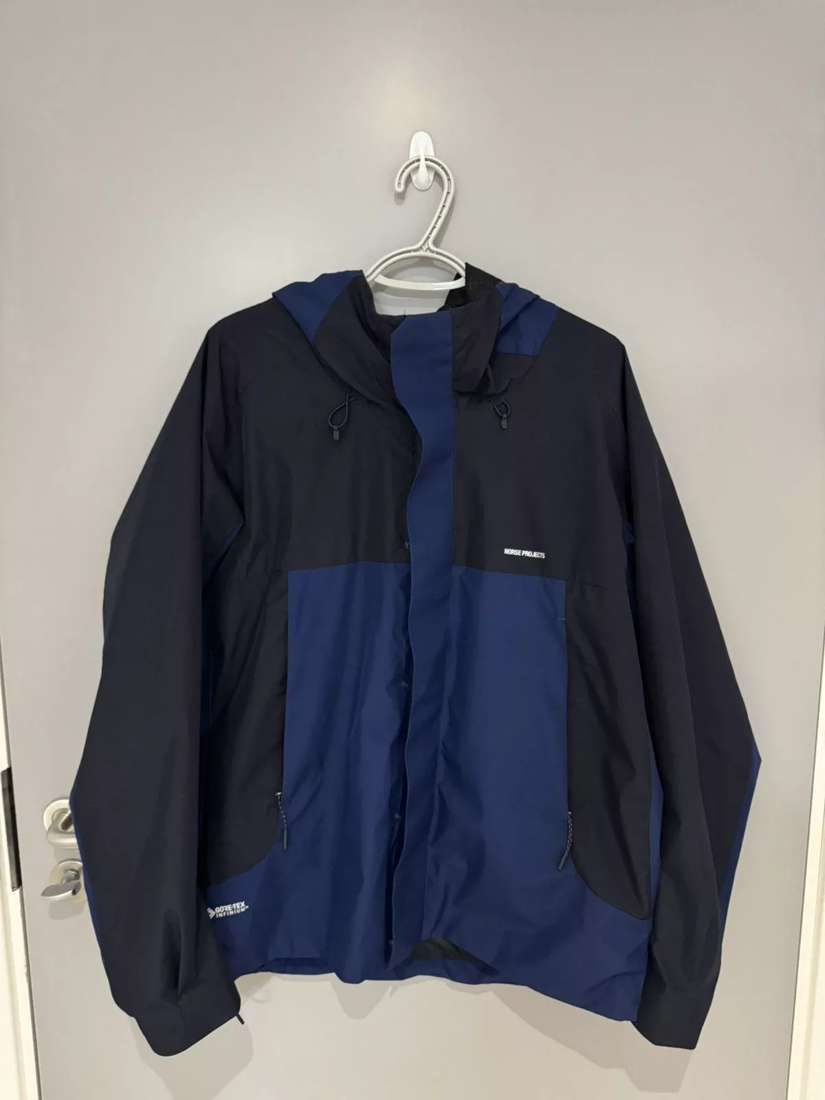 Norse Projects Light Jackets Norse Projects Color Block Jacket Windbreaker Blue